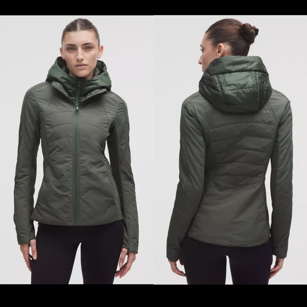NWOT Lululemon Another Mile Jacket - Palm Deco / size 2